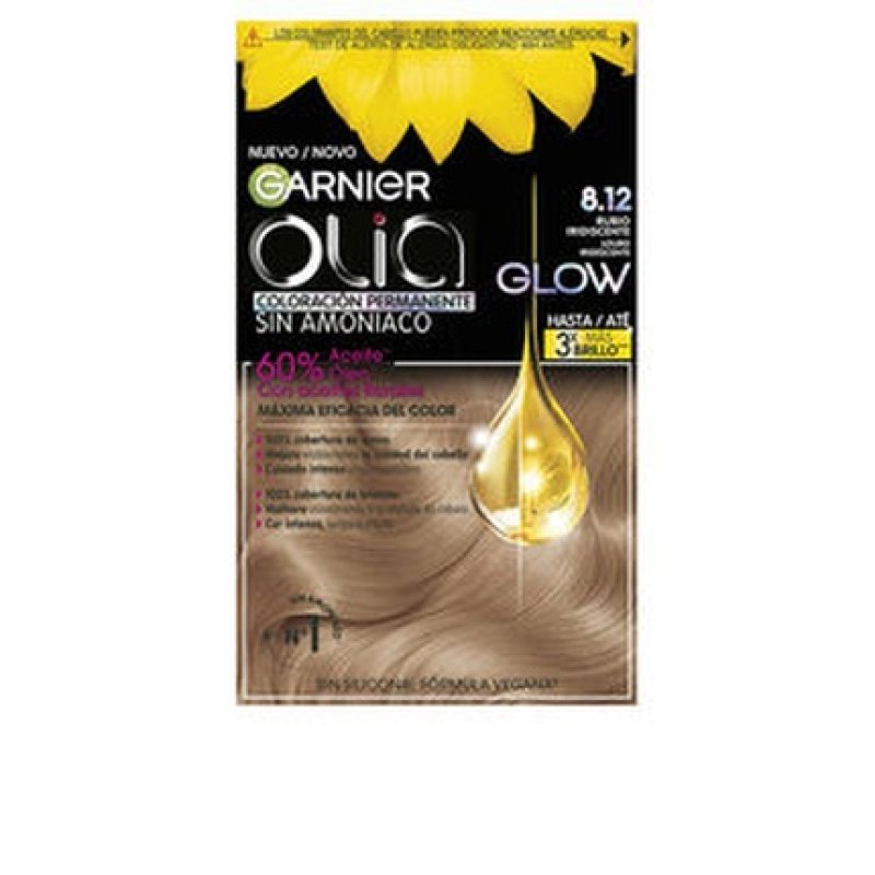 Garnier Olia Permanent Color 8.12-Iridescent Blonde