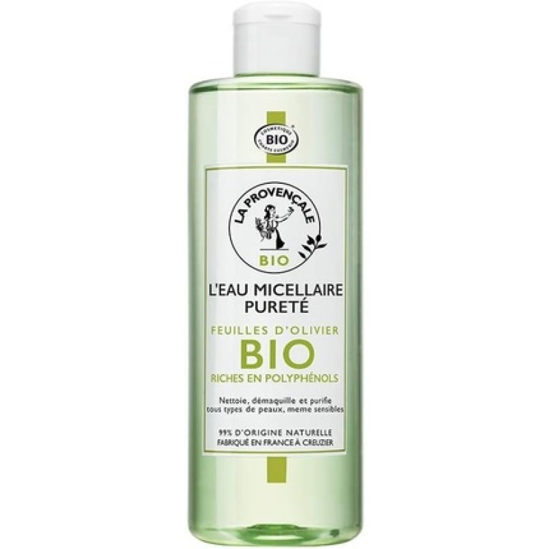 La Provençale Bio-Certified Olive Leaf Micellar Water for All Skin Types 400ml