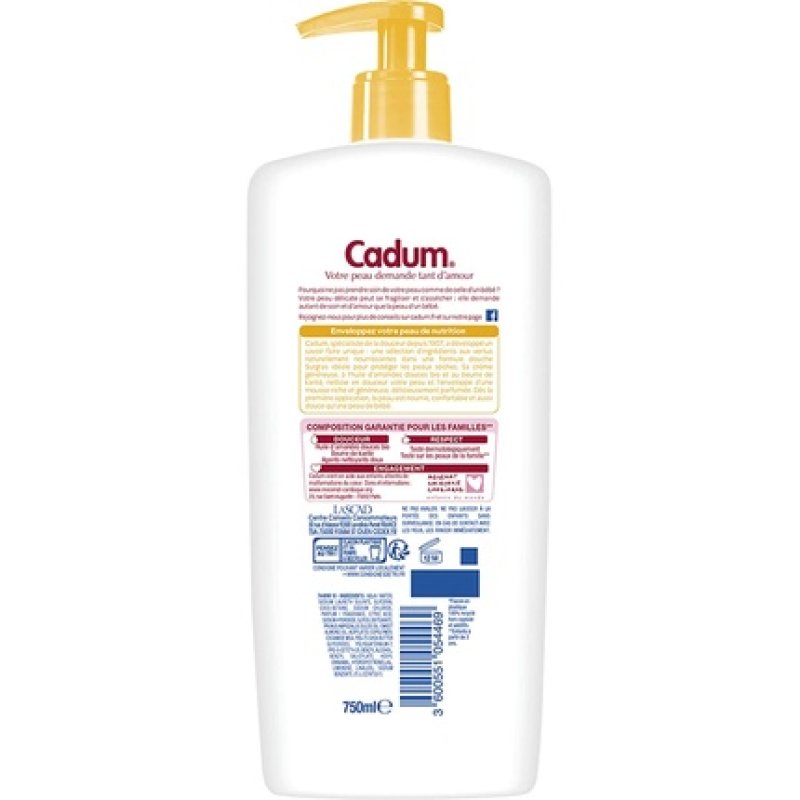 Cadum Surgras Shea Butter Shower Cream