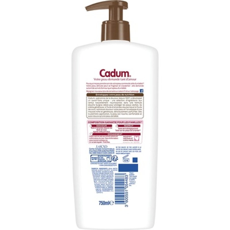 Cadum Surgras Coco Shower Cream