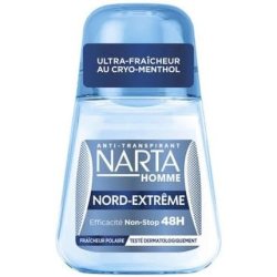 Narta Nord-Extreme Men's Deodorant 48h Ultra-Freshness with Cryo-Menthol