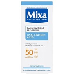 Mixa Daily Invisible Spf Cream Spf 50 - Denni Hydratacni Pletovy Krem
