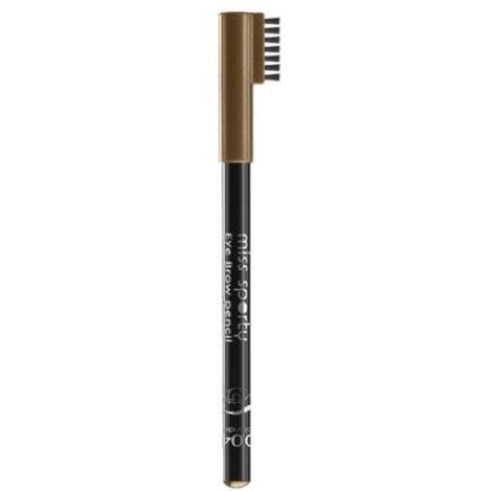 Miss Sporty Eyebrow Pencil with Brush 004 Blonde - Pack of 2