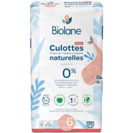 Biolane Natural Panties Size 6