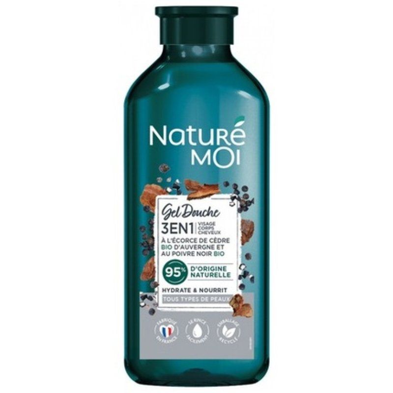 Nature Moi 3-in-1 Shower Gel Cedar and Black Pepper 250ml