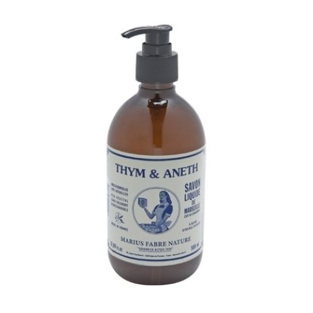 Marius Fabre Savon De Marseille Liquid Soap Thyme and Dill 16.94 Fl Oz