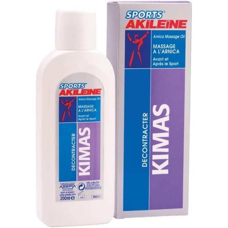 Sports Akileine Body Lubricant Arnica Massage Oil 200ml