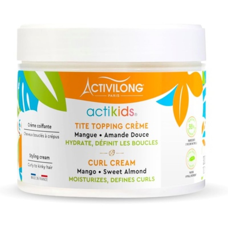 Activilong Actikids Topping Curl Cream Mango and Sweet Almond No Rinse 300ml