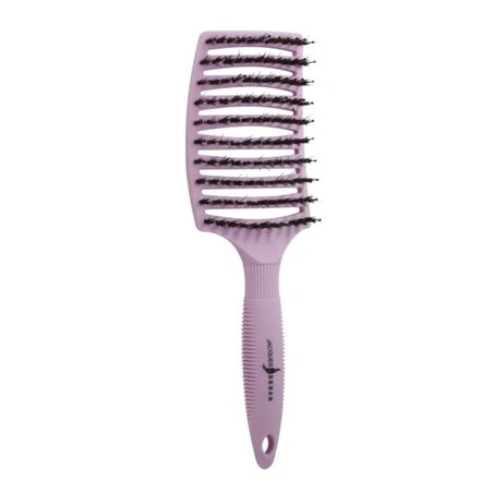 Car Jacques Seban Curved Brush With Boar Bristles In Lilac