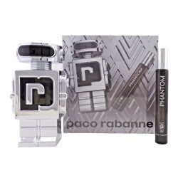 Paco Rabanne Phantom Perfume Set For Men - 34 Oz And 10 Ml