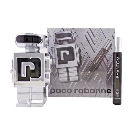 Paco Rabanne Phantom Perfume Set For Men - 34 Oz And 10 Ml