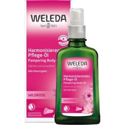 Weleda Organic Wild Rose Body Oil - Essential Natural Skin Care Massage Oil