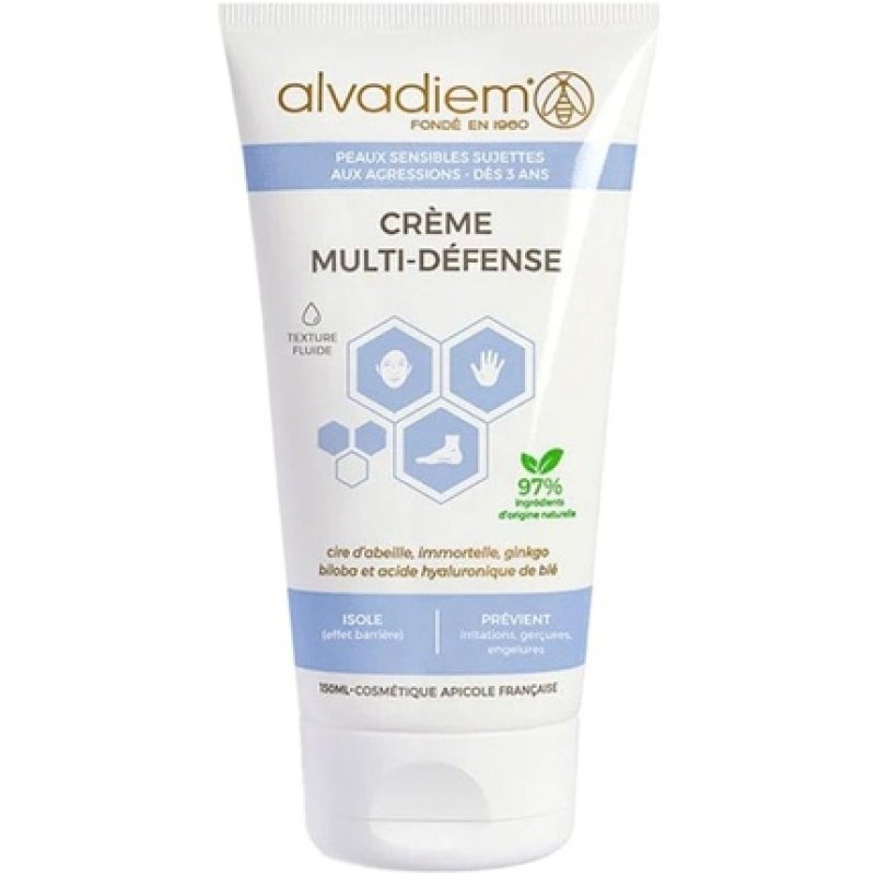 Alvadiem Multi-Defense Cream with Beeswax for Reactive Skin - Barrier Care