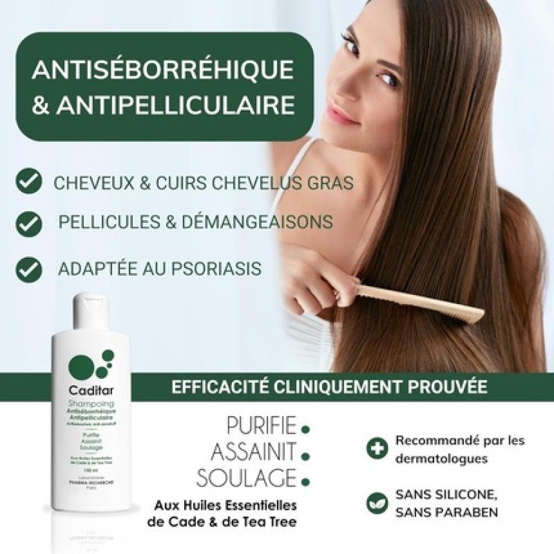 Caditar Antiseborrheic Sanitizing Shampoo 150ml