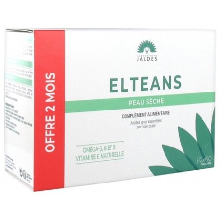 Jaldes Elteans Dry Skin Food Supplement 60 Capsules - Pack of 2