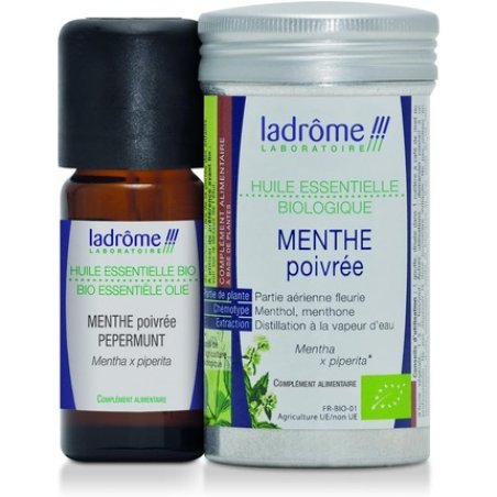 Ladrome Organic Essential Oil Peppermint Mentha X Piperita 10ml