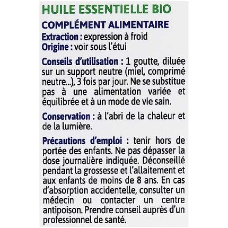 Ladrôme Lemon Organic Essential Oil 30ml