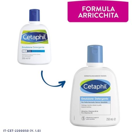 Cetaphil Fluid Cleansing Emulsion Moisturising Face and Body Cream for Sensitive Dry and Tolerant Skin Fragrance Free