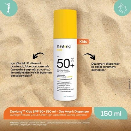 Daylong Kids SPF 50 Sunscreen Lotion 150ml - High Protection for Kids Aged 1