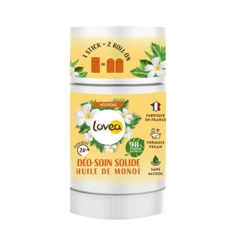 Lovea Deo Stick Solid Care Monoi Oil - Personal Care Deodorant