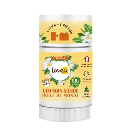 Lovea Deo Stick Solid Care Monoi Oil - Personal Care Deodorant
