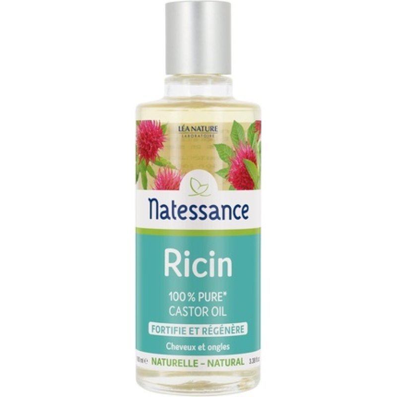 Natessance Natural Castor Oil Hair Oil for Women - Fortifies and Regenerates