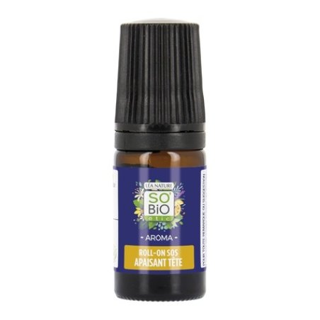 So'bio Etic Roll On SOS Head Calms Soothes 5ml
