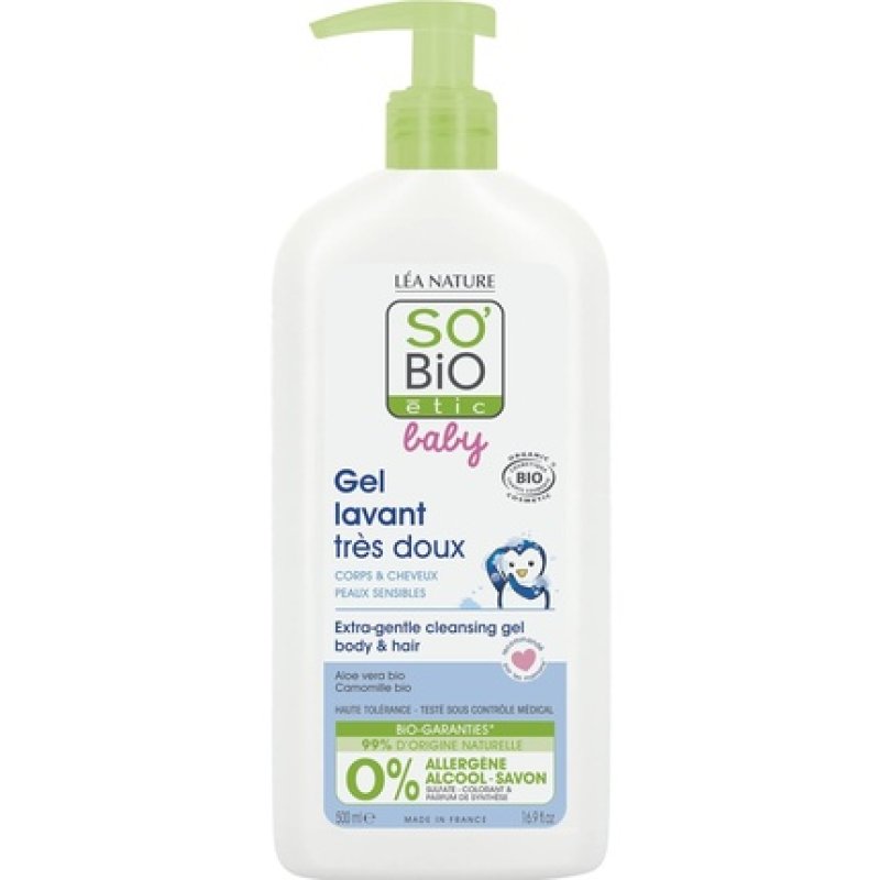So Bio Etic Baby Gentle Cleansing Gel 500ml