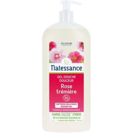 Natessance Gentle Hollyhock Shower Gel 1L