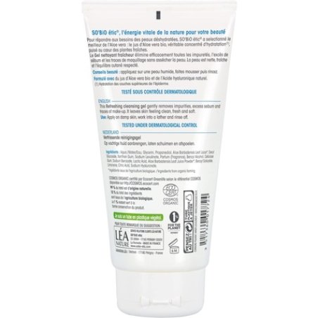 So'bio Etic Cosmos Organic Hydra Aloe Vera Refreshing Cleansing Gel 150ml