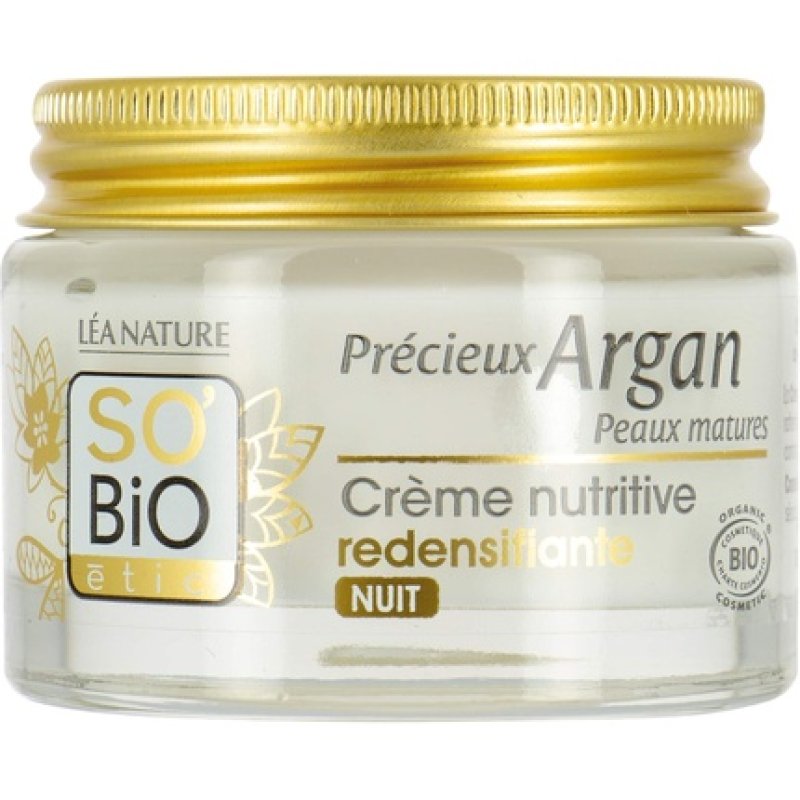 So'bio Etic Precieux Argan Cosmos Organic Redensifying Nourishing Night Cream