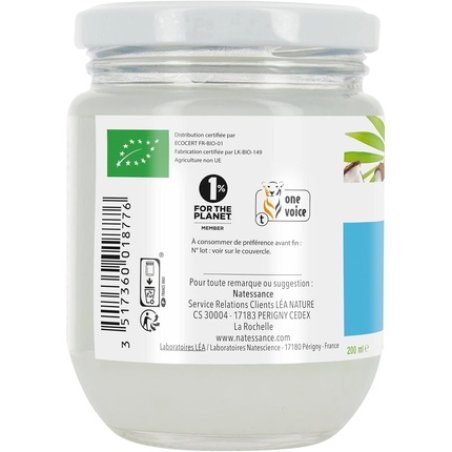 Natessance Organic Coconut Nourishing Oil 200ml