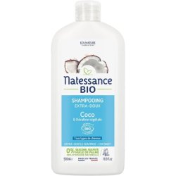 Natessance Organic Extra-Gentle Coconut and Vegetable Keratin Shampoo 500ml