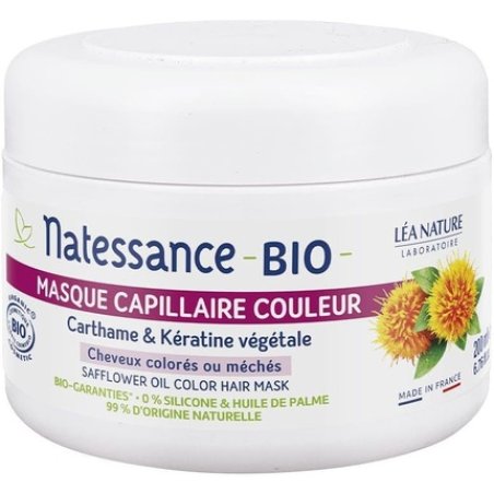 Natessance Organic Color Hair Mask with Safflower and Keratin 200ml