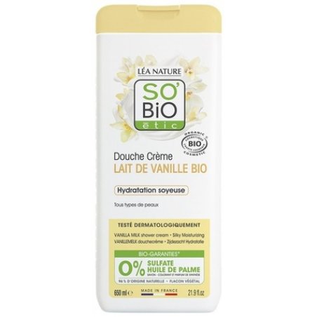 Lea Nature So Bio Etic Organic Vanilla Milk Cream Shower 650ml - Soap-Free
