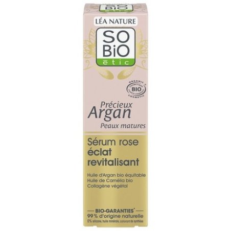 Lea Nature So Bio Etic Precious Argan Serum Rose Radiance Revitalizing Organic 30ml