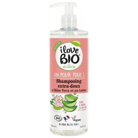 I Love Bio Extra Mild Shampoo Aloe Vera Lotus 500ml