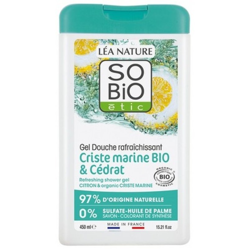 Lea Nature So Bio Etic Refreshing Shower Gel Sea Samphire & Organic Citron 450ml
