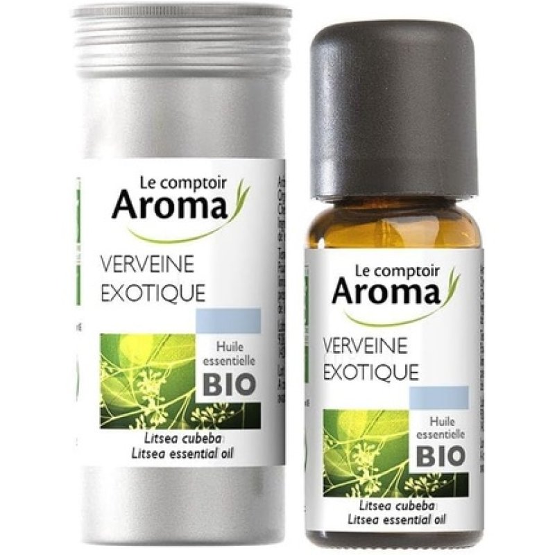 Le Comptoir Aroma Organic Essential Oil Exotic Verbena Litsea Cubeba 10ml