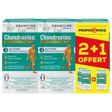 Granions Chondrosteo Joints Set of 3 x 90 Tablets