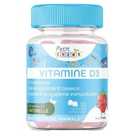 Les 3 Chenes Petit Chene Vitamin D3 30 Gummies - Practical and Tasty