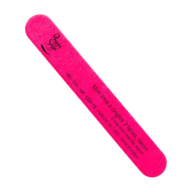 Mini Nail File Neon Rose