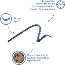 Eye Care Kajal Pencil Eyeliner Party Blue 10g