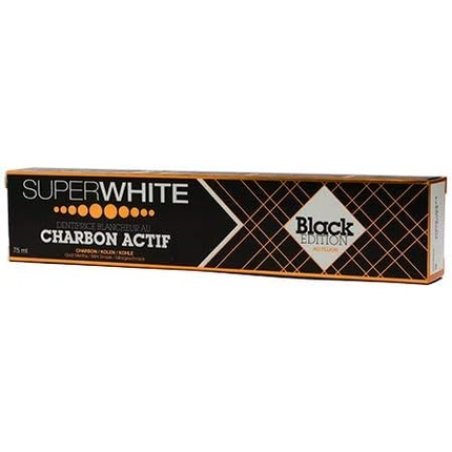 Superwhite Black Edition Activated Charcoal Whiteness Toothpaste 75ml