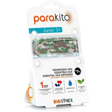 Parakito Anti Mosquito Bracelet Junior Camouflage With 2 Refills