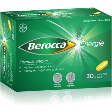 Berocca Energy Swallowable Tablets 40 Count