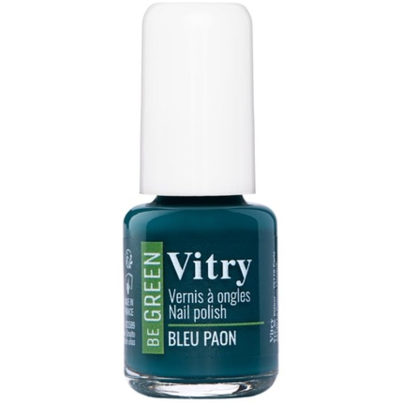 Be Green Nail Polish Peacock Blue 6ml
