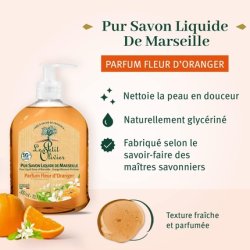 Le Petit Olivier Orange Blossom Marseille Liquid Soap 300ml
