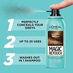 L'Oréal Magic Retouch Instant Root Concealer Spray 75ml Golden Brown