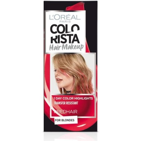 L'Oreal Colorista Hair Makeup Temporary Hair Dye RedHair